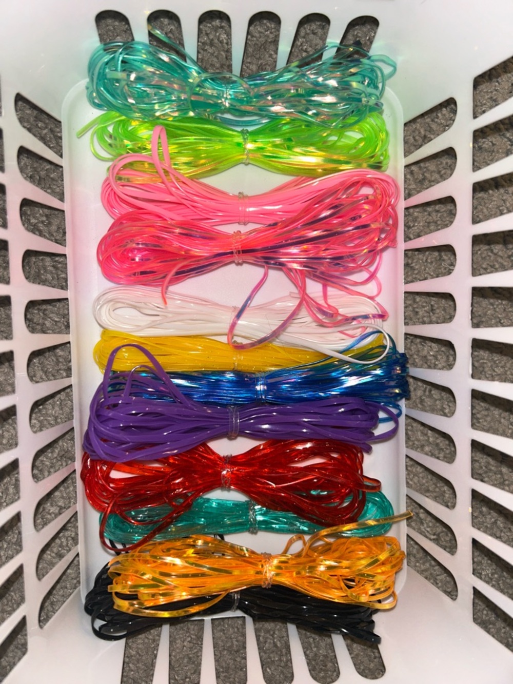 Plastic lanyard/ gimp string